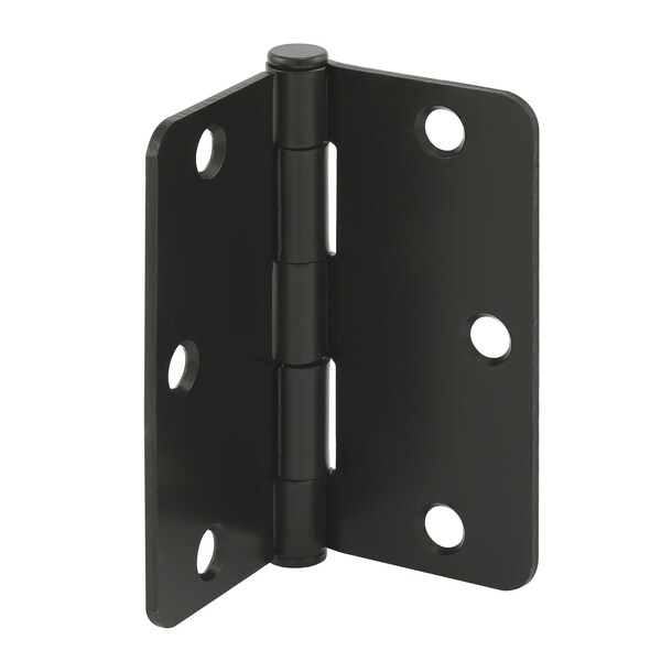Prime-Line Door Hinge Residential Smooth Pivot, 3-1/2 in. with 1/4 in. Corners, Oil Rubbed Bronze 12 Pack U 11505712 - main